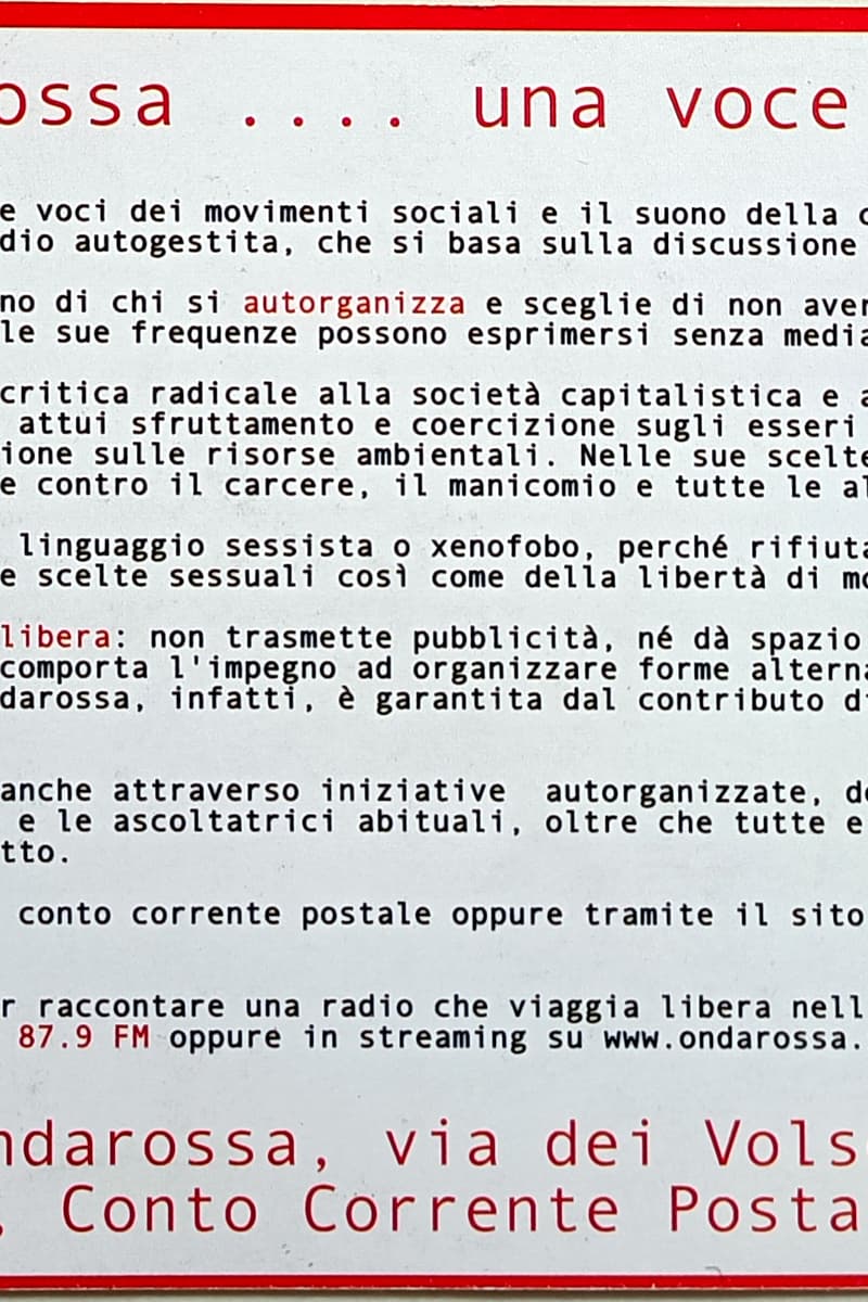 at RadioOndarossa - Roma