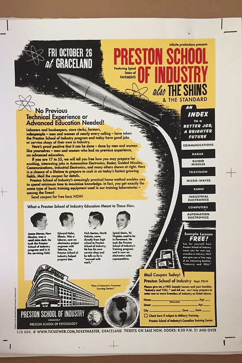 The Shins, The Standard, Preston School of Industry, Spiral Stairs of Pavement - at Graceland