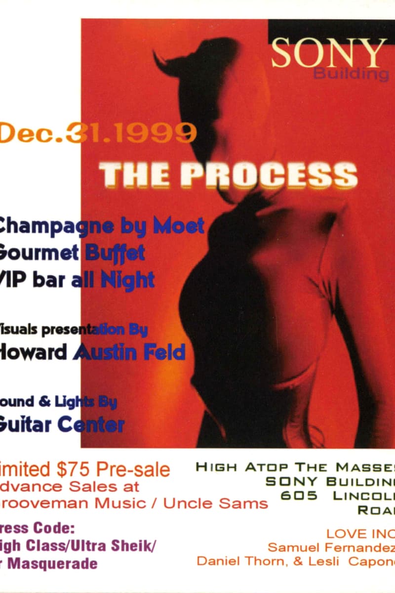 THE PROCESS, Howard Austin Feld - at Sony Building - High Atop The Masses - Miami Beach, FL - Dec 31, 1999