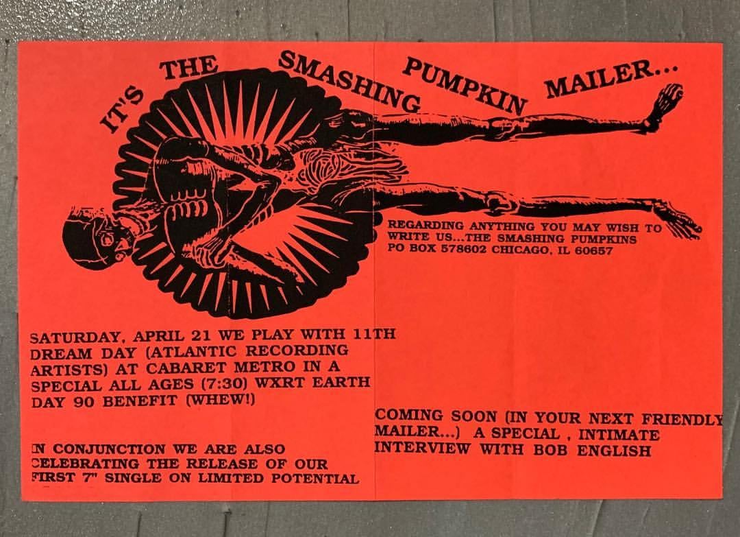 Smashing Pumpkins, 11th Dream Day - at Cabaret Metro - Chicago, IL - Apr 21, 1990