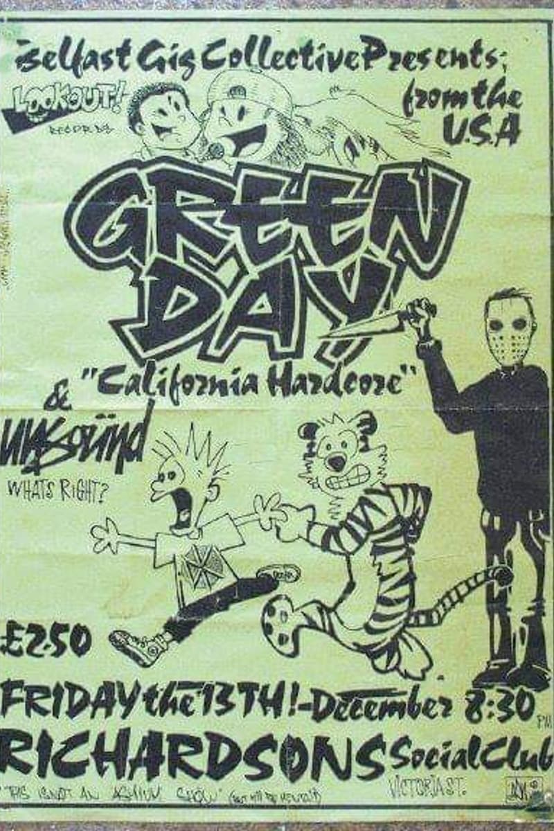Green Day, Unsound - at Richardsons Social Club - Belfast - Dec 13, 1991