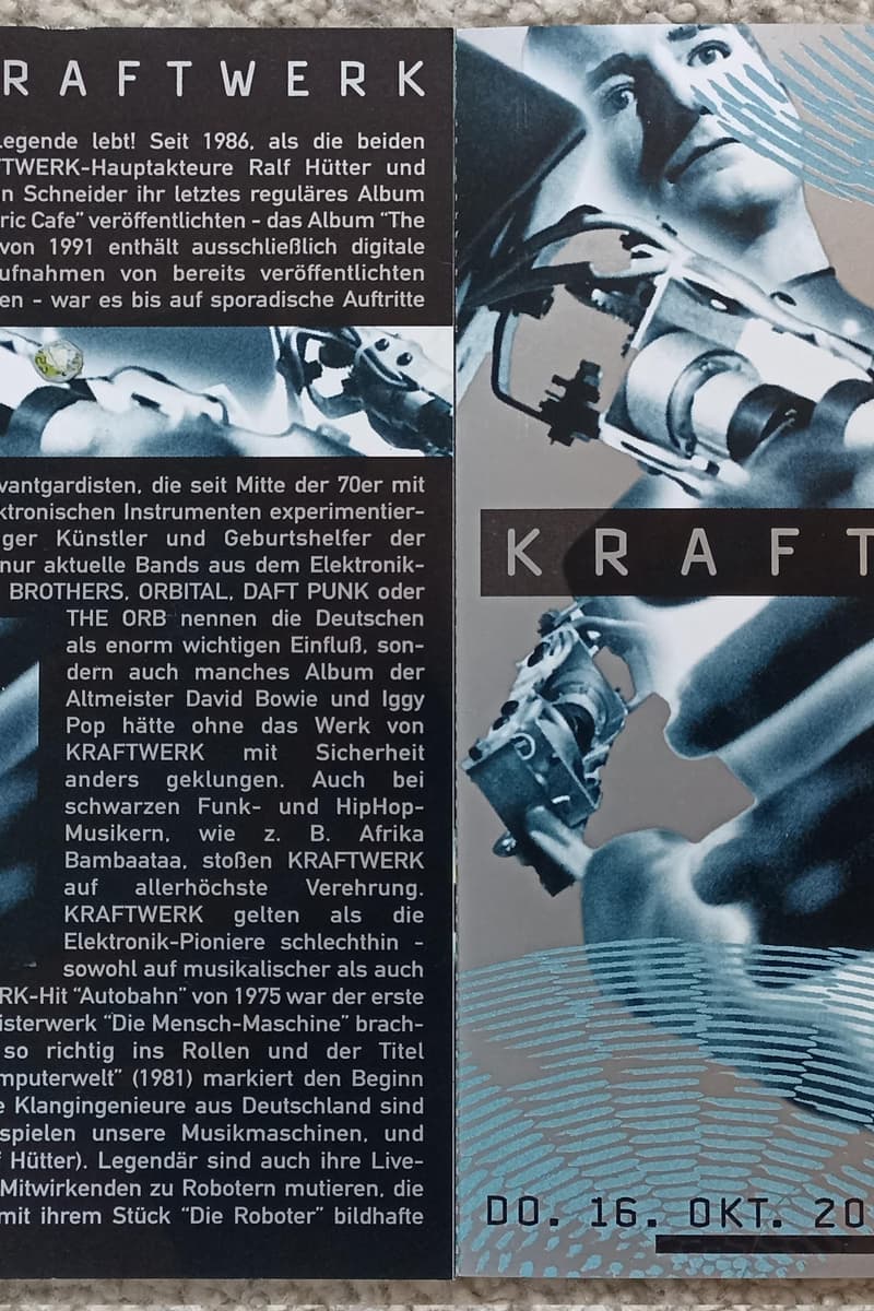 Afrika Bambaataa, Orbital, Daft Punk, The Chemical Brothers, Kraftwerk