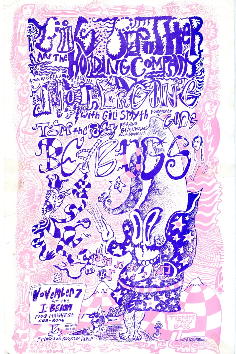 Gilli Smyth, Mother Gong, Be Bop Deluxe, Tom the Poet, Big Brother and the Holding Company - at I-Beam - San Francisco, CA - Nov 7, 1991
