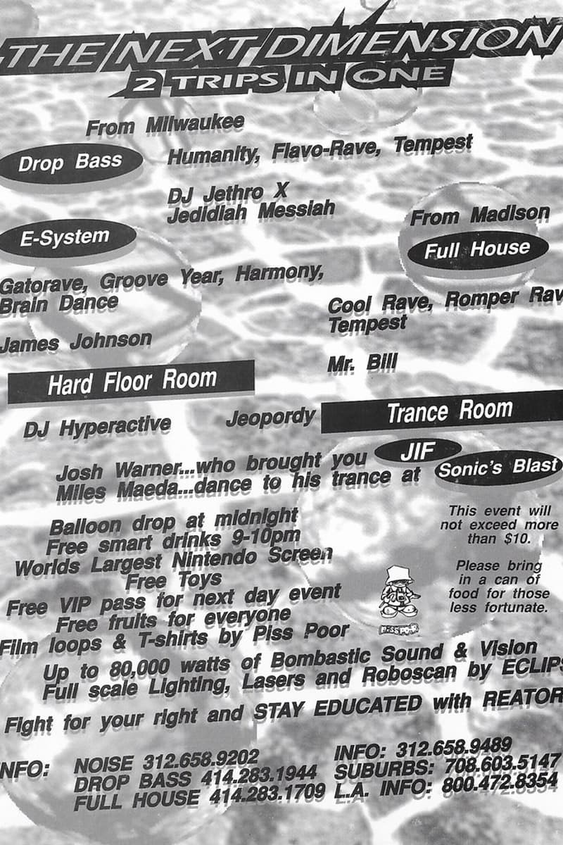Sonic's Blast, Cool Rave, Miles Maeda, DJ Hyperactive, Flavo-Rave - Milwaukee / Madison, WI