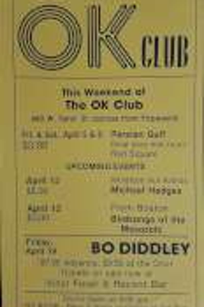Pamper Guff, Bo Diddley, Michael Hodges - at The OK Club - Apr 10, 1993