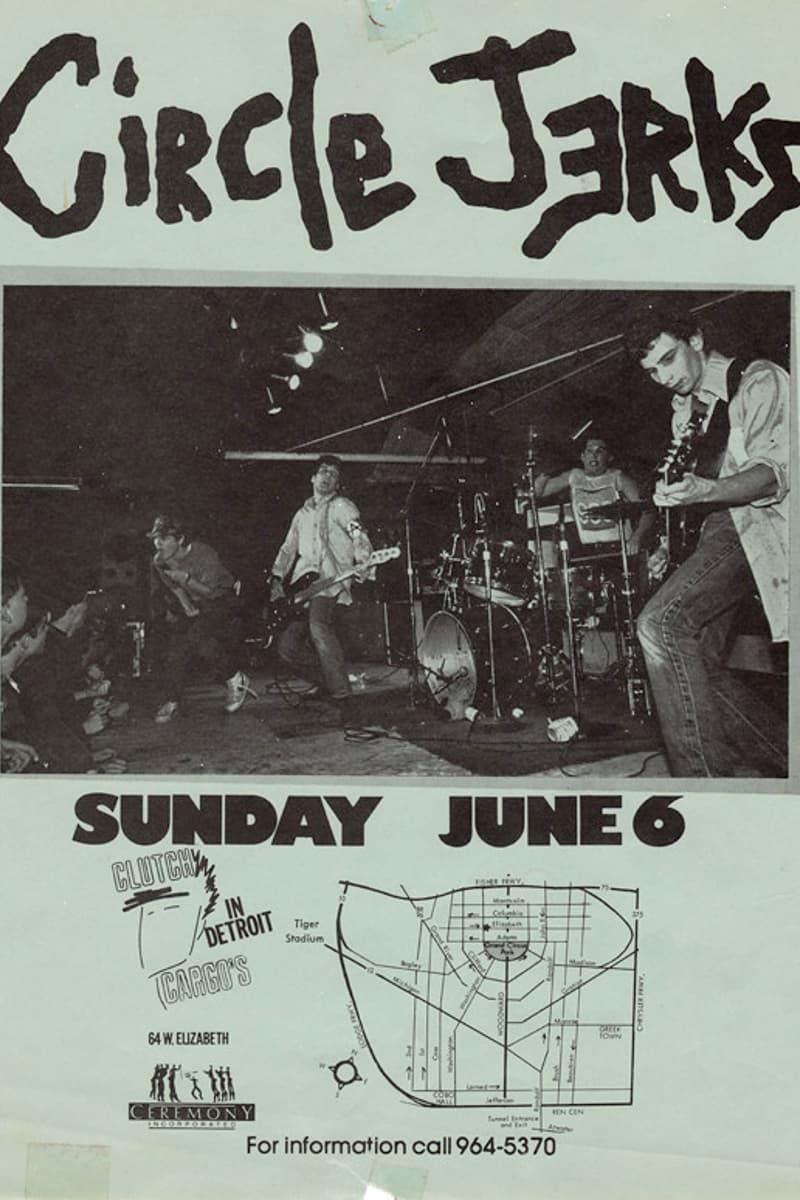Circle Jerks - at Clutch Cargo's - Detroit, MI