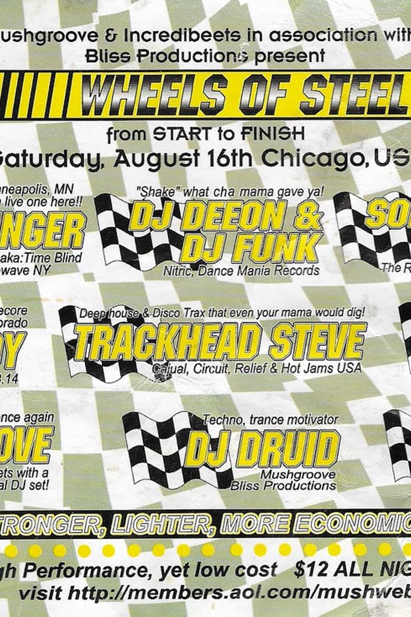 3D, Trackhead Steve, DJ Druid, Sonic Boom & Richie Wel, NRG Boy - Chicago, IL - Aug 16, 1997