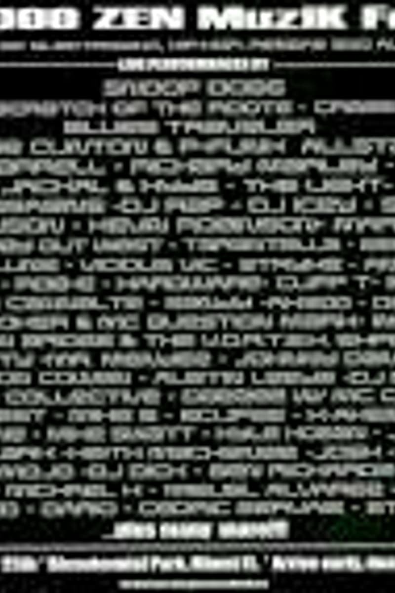 Orbital, Jimi Tenor, HORACIO KITTY, J-LUU, Aphex Twin - at Theo 2000 ZEN Muzik Festival