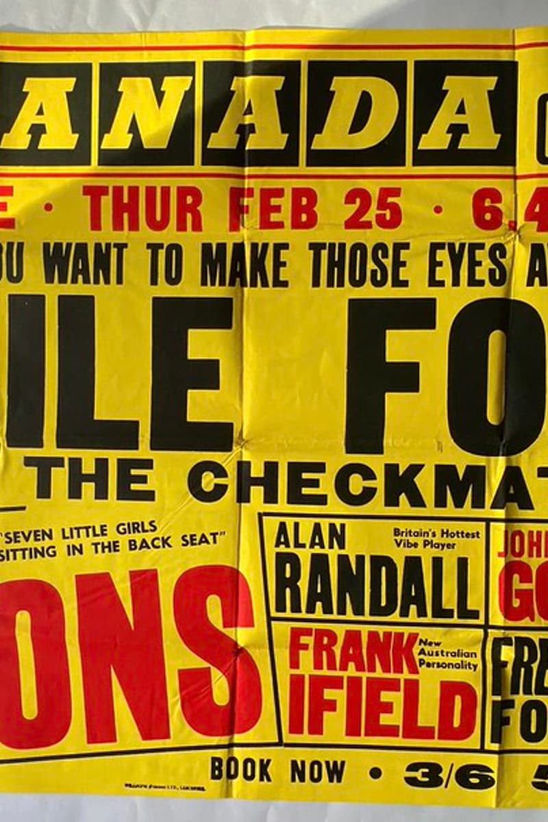 Johnny Goosens, Frank Ifield, Emile Ford and The Checkmates, Alan Randall, The Avons - at Granada - Greenford - Feb 25, 1960