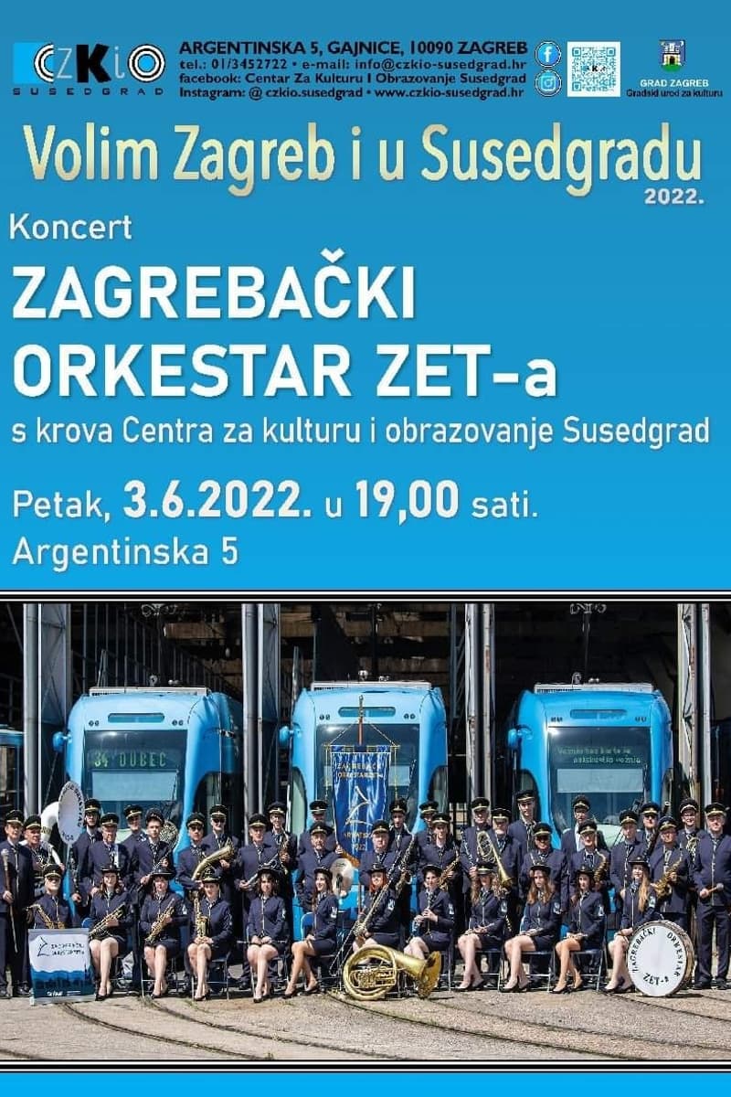 Zagrebački orkestar ZET-a - at Centar za kulturu i obrazovanje Susedgrad - Zagreb - Jun 3, 2022