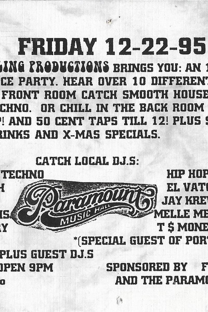 Melle Mel, Nik Fury, Lil Chris, TR Rush, El Vato - at Paramount Music Hall - Dec 22, 1995