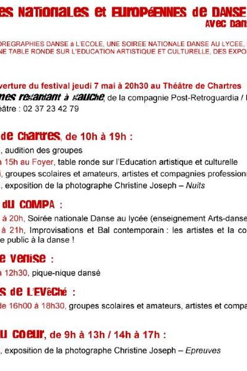 Christine Joseph, Post-Retroguardia, Compagnie Danse d'avril, Paco Décina - at Théâtre de Chartres - Chartres - May 7, 2009