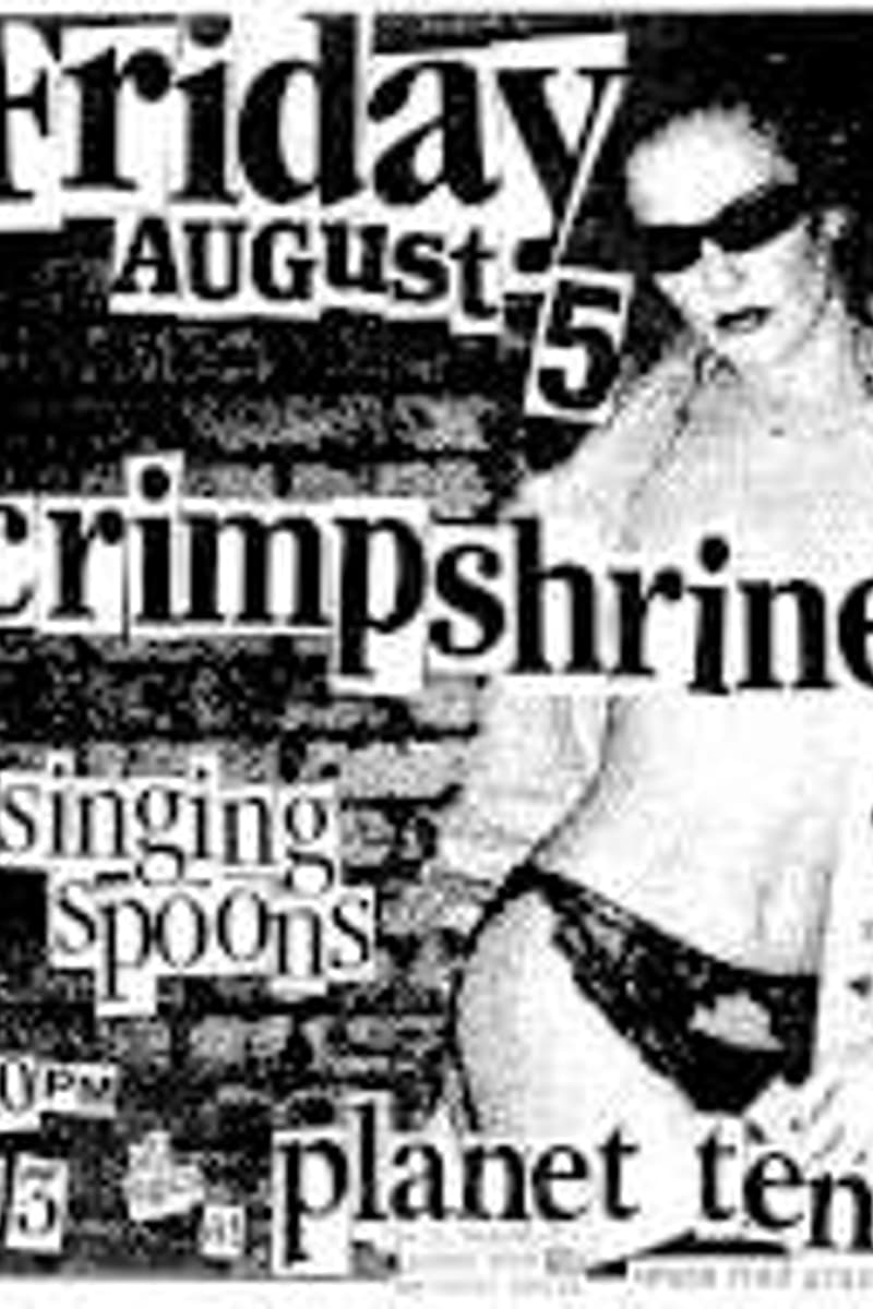 Singing Spoons, Crimpshrine - at Planet Ten - Aug 5, 1988