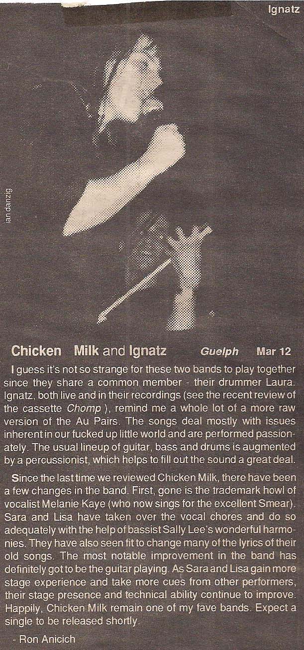 Ignatz, Chicken Milk - Guelph