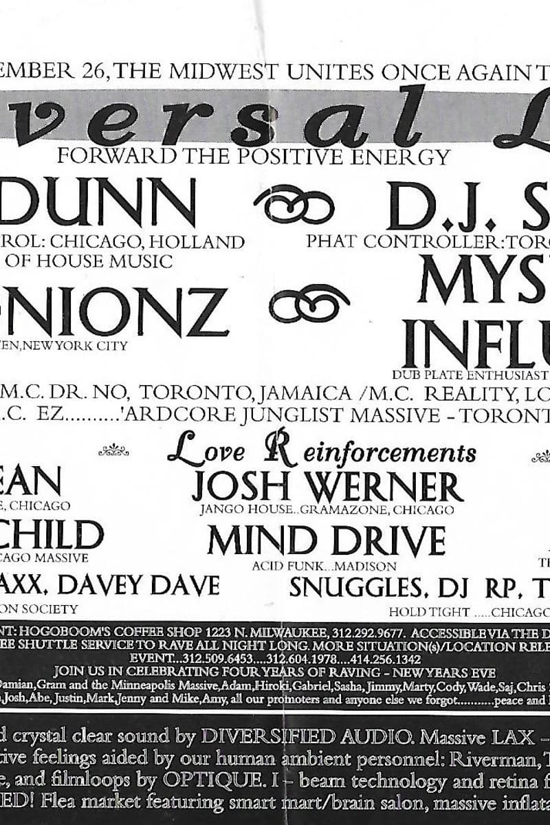 Davey Dave, AstroBoy, Mystical Influence, Matty, TRAXX - Chicago, IL - Nov 26, 1994