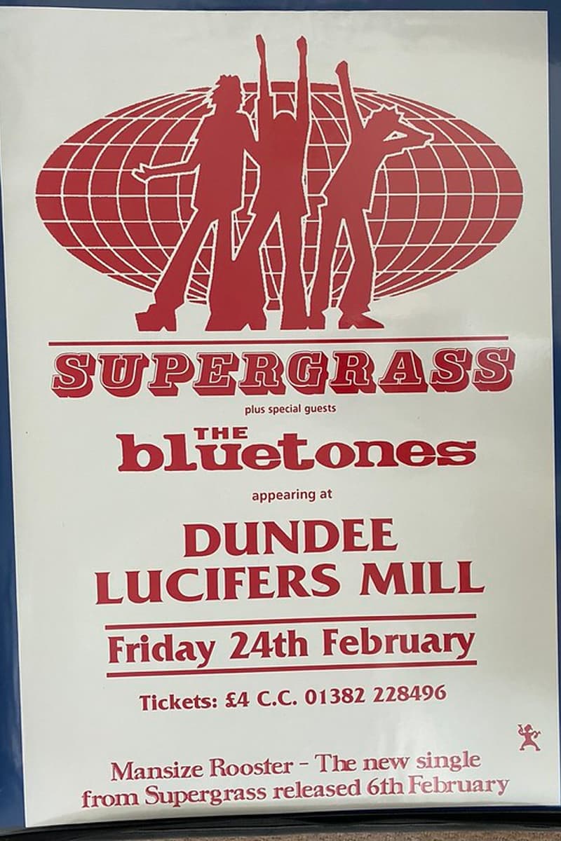 Supergrass, The Bluetones - at Lucifers Mill - Dundee - Feb 24, 1995