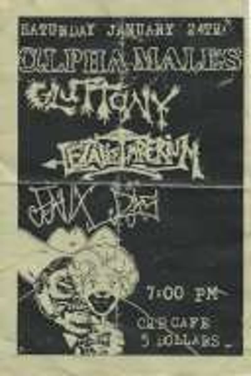 Alpha Males, Gluttony, Fear and Trembling, Junk Pie - at Cafe Cafe - Jan 27, 2007