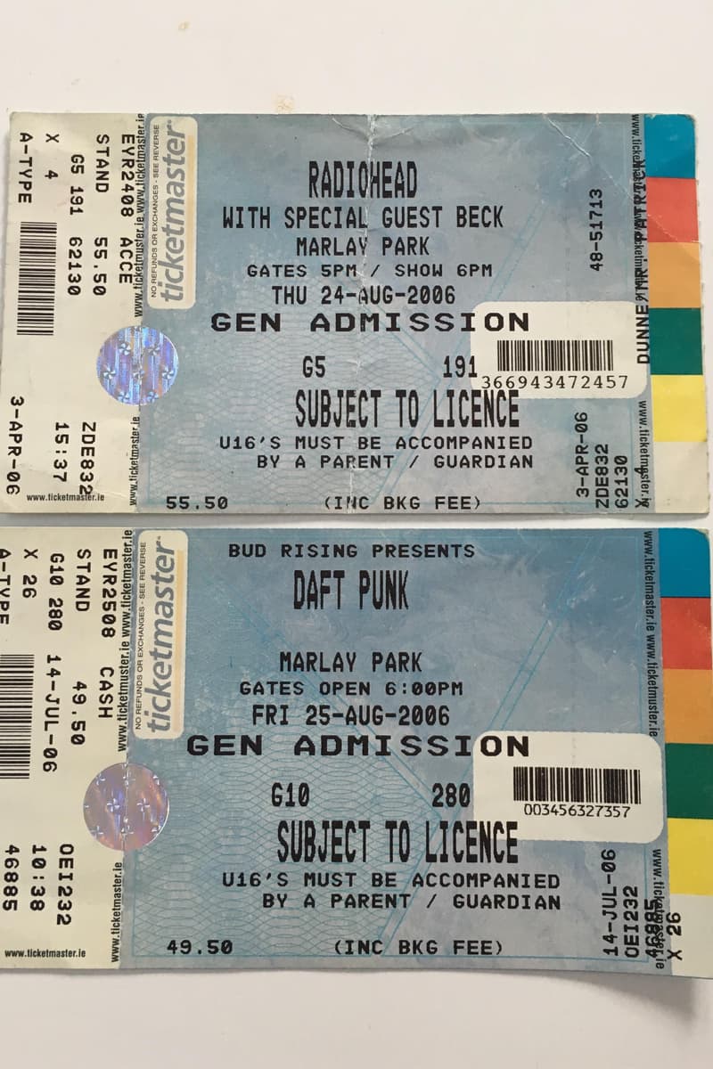 Daft Punk, Beck, Radiohead - at Marlay Park - Dublin - Aug 24, 2006