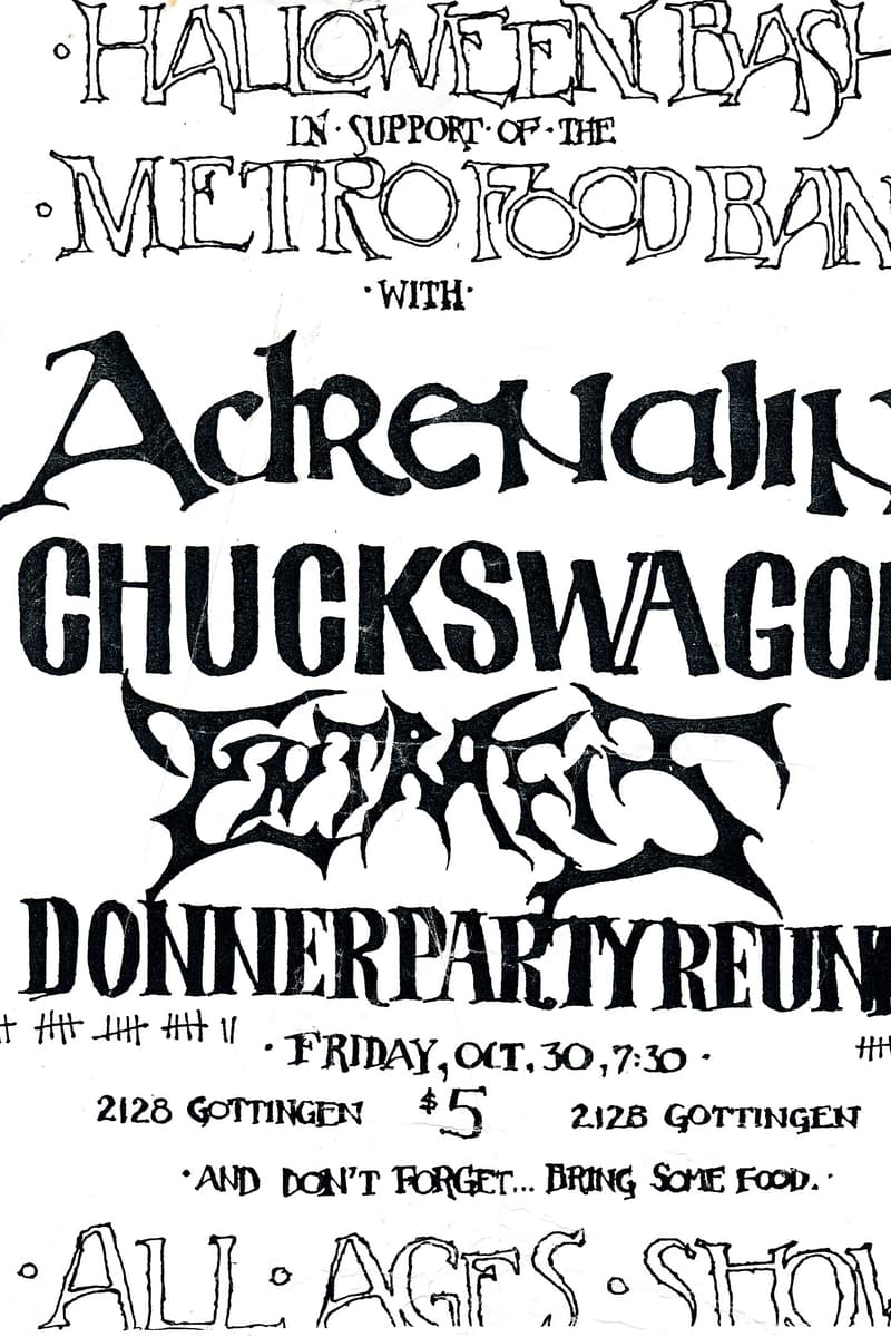 Adrenalin, Entrails, Donner Party Reunion, Chuckswagon