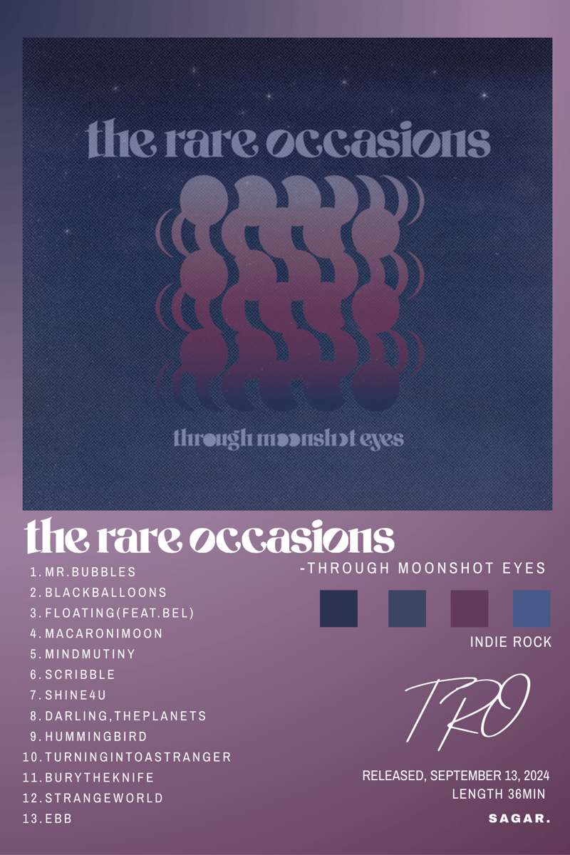 The Rare Occasions - Sep 13, 2024