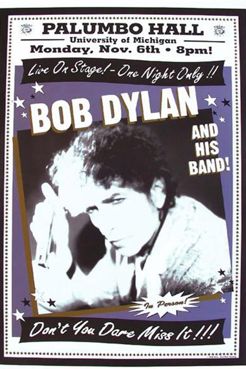 Bob Dylan and His Band, Bob Dylan - at Palumbo Hall - Ann Arbor, MI