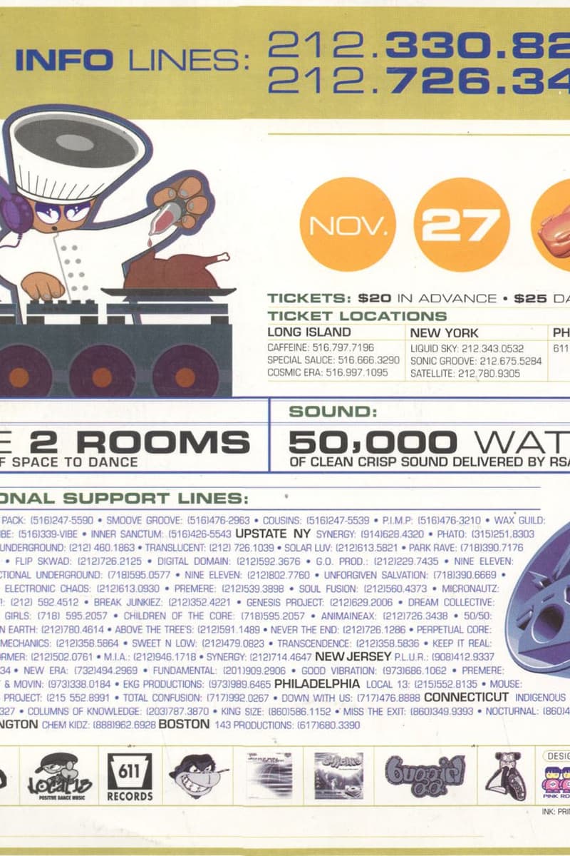 King Size, Wax Guild, Park Rave, Chem Kidz, Dream Collective - Nov 27, 1999