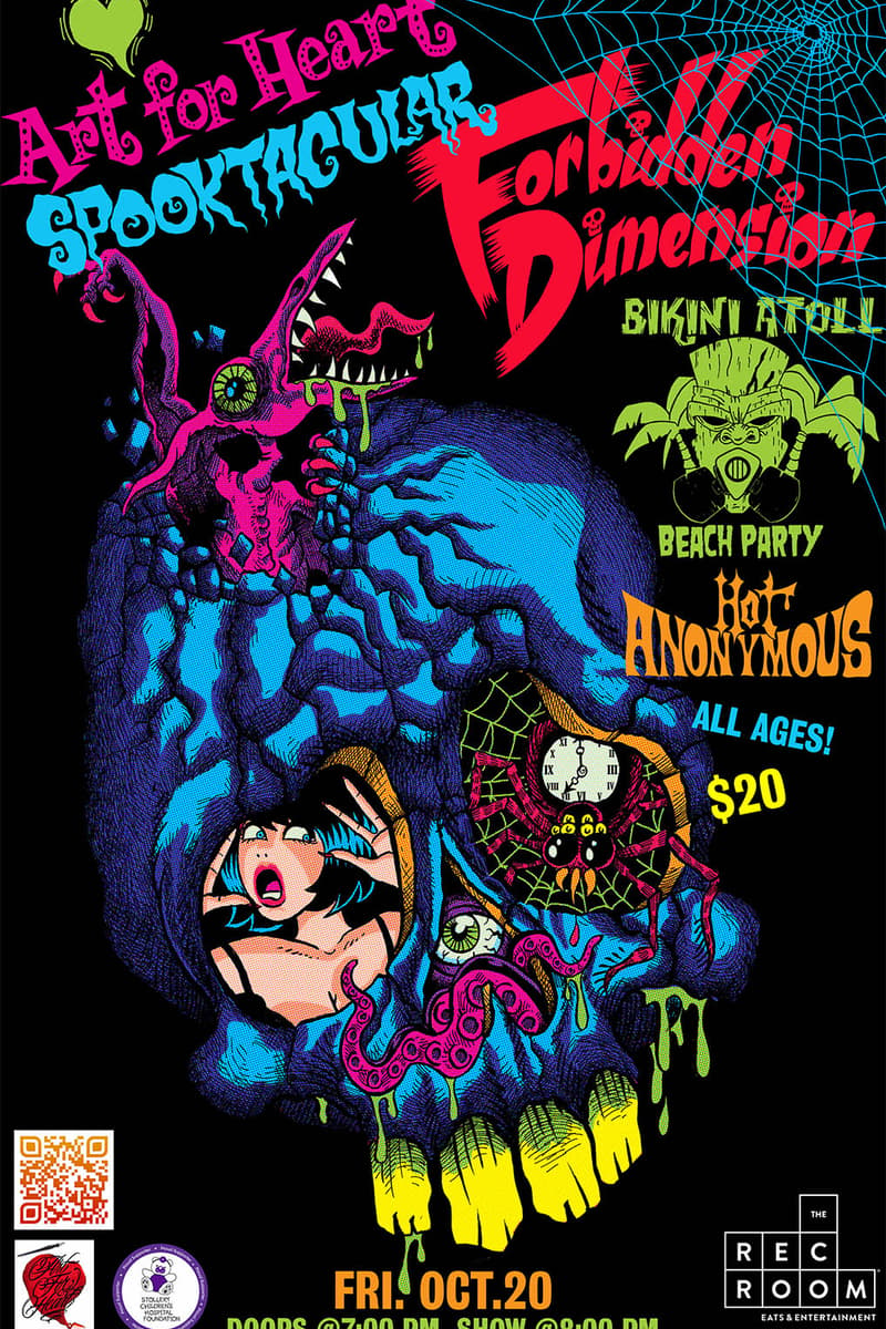 Bikini Atoll, Beach Party, Hot Anonymous, Forbidden Dimension - at The Rec Room Eats & Entertainment - Edmonton, AB - Oct 20, 2023