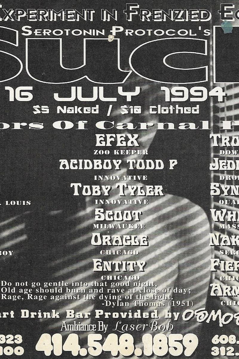 Armondo The Aztech, Scoot, Teleport, Jedidiah the Messiah, Naked Disco Guru - Chicago, IL - Jul 16, 1994