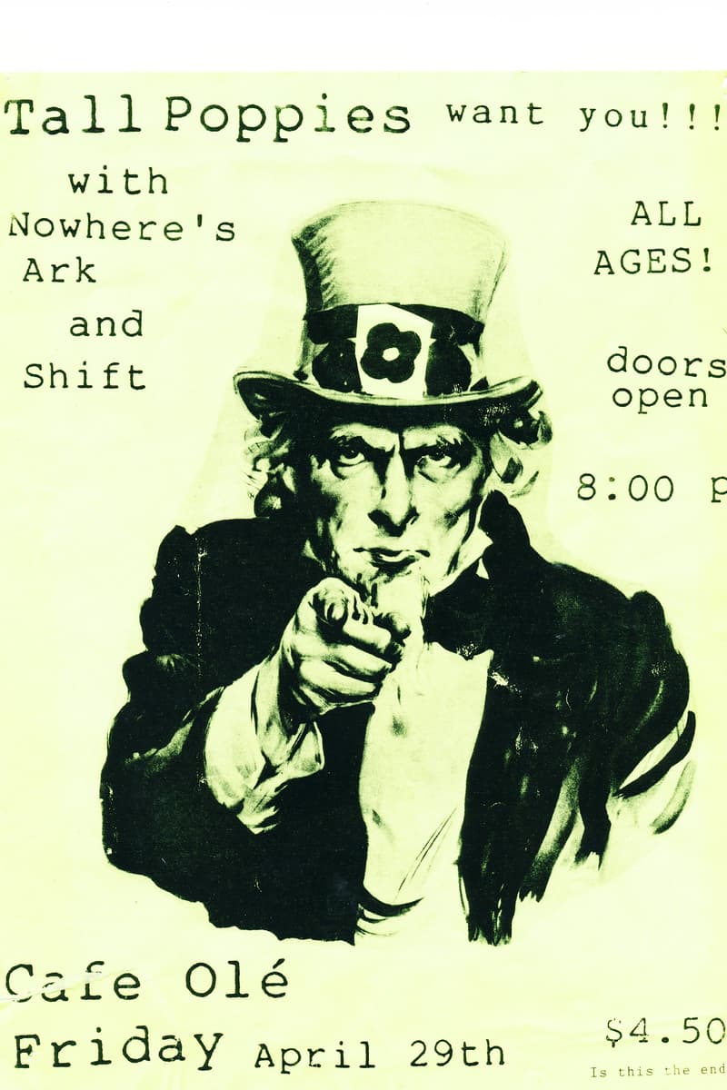 Nowhere's Ark, Shift, Tall Poppies - at Cafe Olé