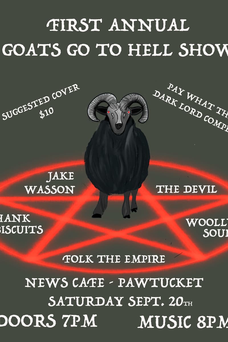 Jake Wasson, Folk the Empire, The Devil, Woolly Soul, Hank Biscuits - at News Cafe - Pawtucket, RI