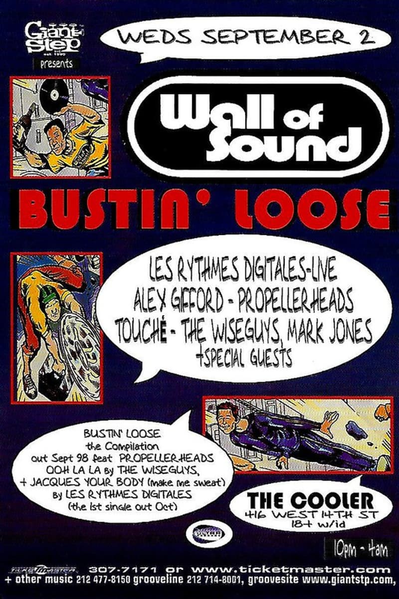 Les Rythmes Digitales, Alex Gifford, Propellerheads, Touché, The Wiseguys - at The Cooler - New York, NY - Sep 2, 1998