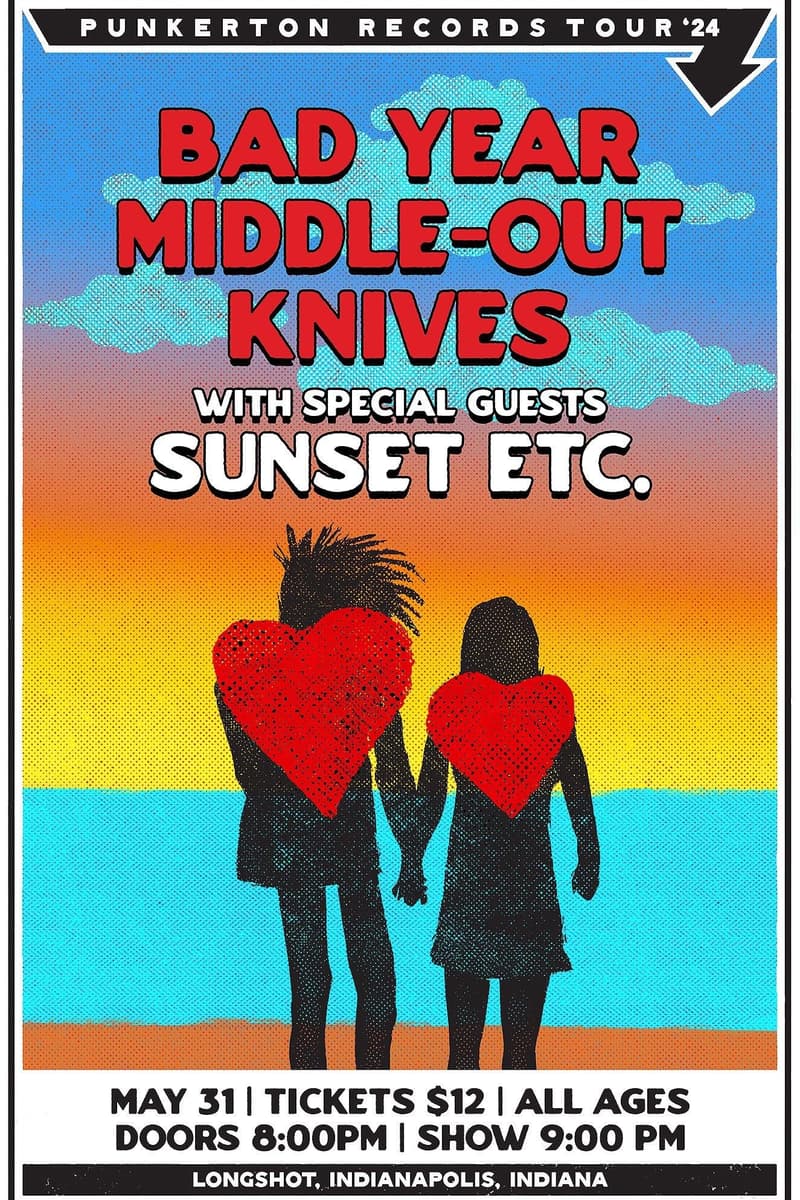 Sunset Etc., Middle-Out, Knives, Bad Year - at Longshot - Indianapolis, IN - May 31, 2024