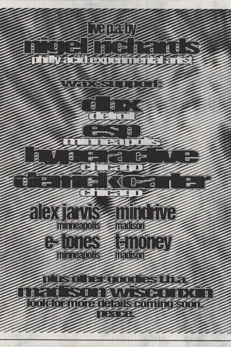 ESP, T-Money, Hyperdrive, Nigel Richards, E-Tones - Madison, WI