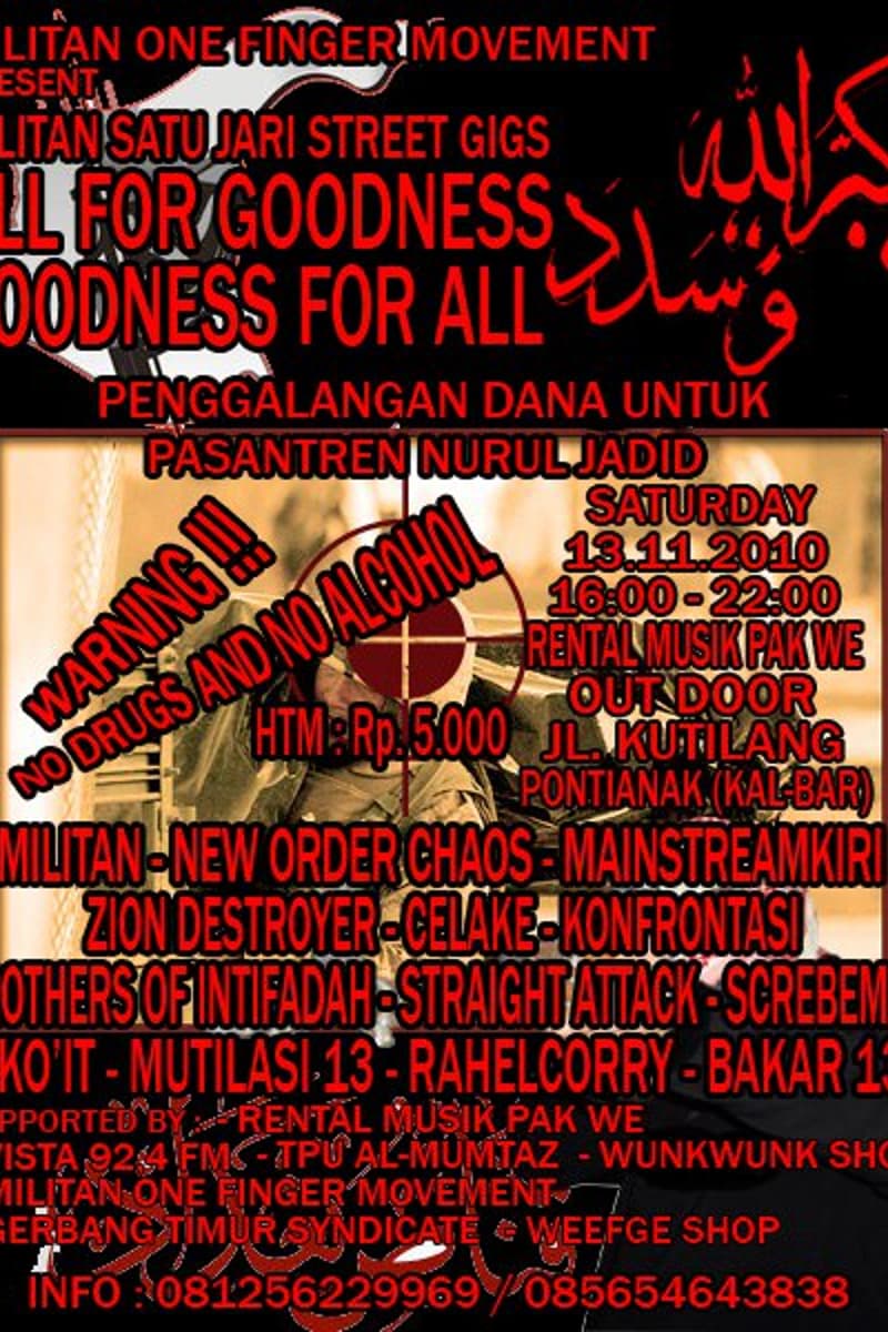 Mainstreamkiri, Brothers of Intifadah, Mutilasi 13, Screbemad, Konfrontasi - at Rental Musik Pak We (Outdoor) - Pontianak, Kal-Bar (Kalimantan Barat) - Nov 13, 2010