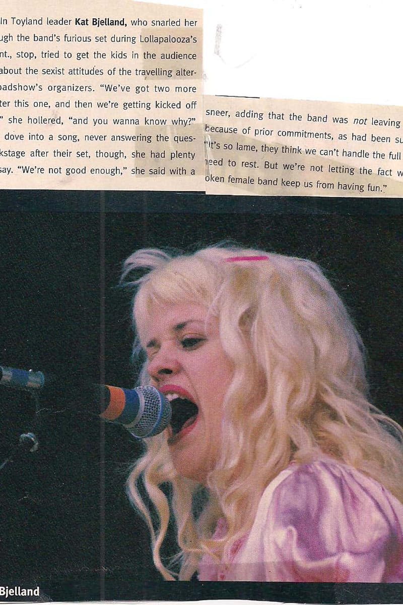 Kat Bjelland, Babes In Toyland - Barrie, Ontario, Canada