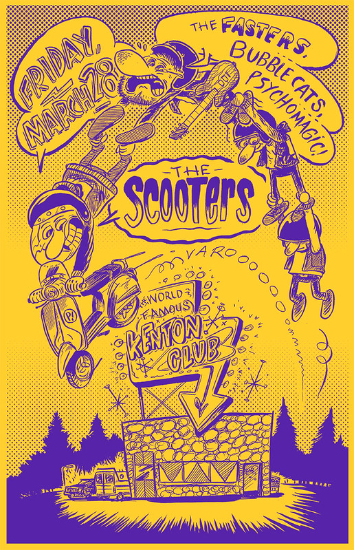 The Fasters, Bubble Cats, The Scooters, Psychomagic - at The World Famous Kenton Club