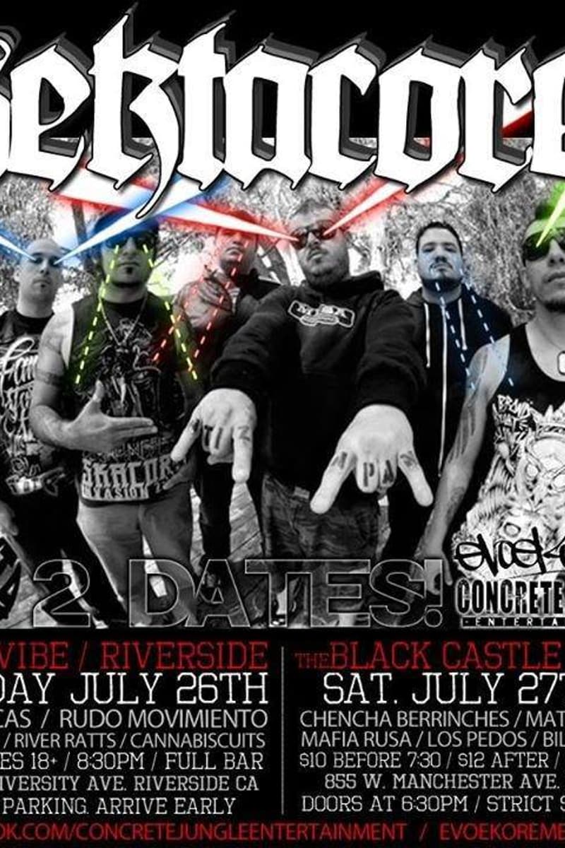 Matamoska, Rudo Movimiento, Seктacore!, Chencha Berrinches, Cerebro - at The Vibe / The Black Castle - Riverside / Los Angeles, CA - Jul 26, 2013
