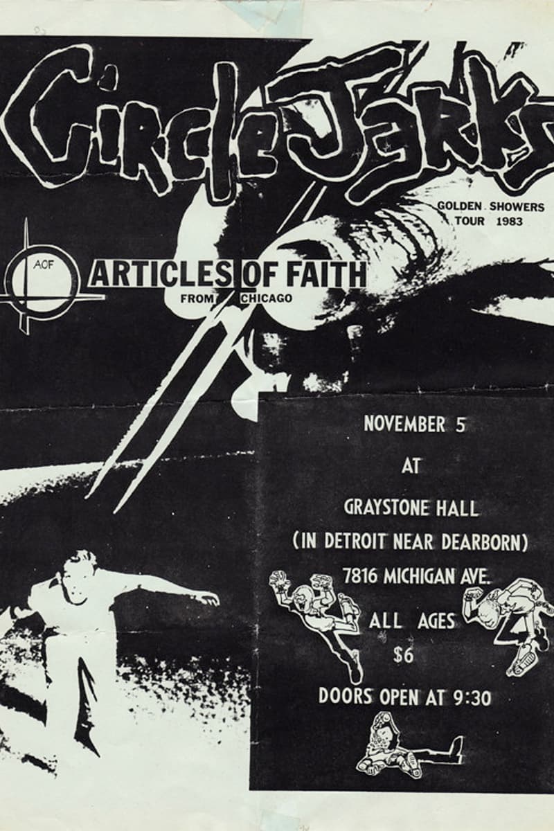Circle Jerks, Articles of Faith - at Graystone Hall - Detroit, MI - Nov 5, 1983