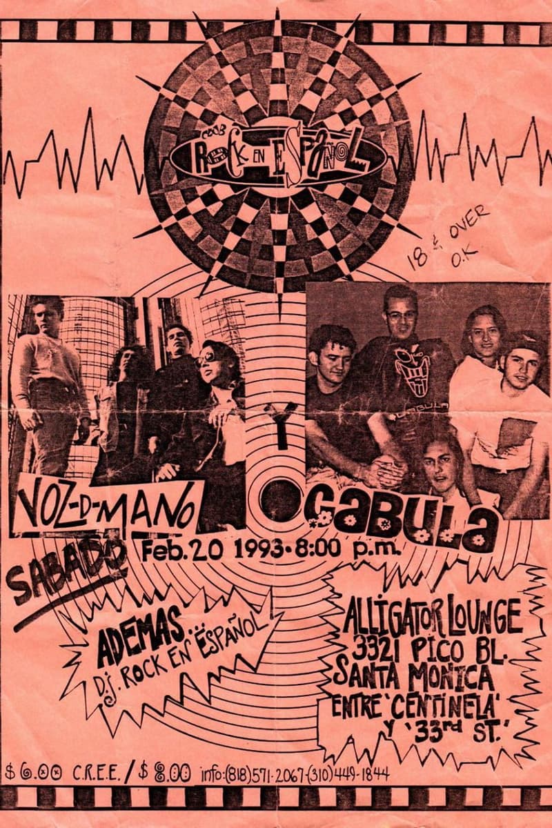 Voz-D-Mano, DJ Rock En Español, Cabula - at Alligator Lounge - Santa Monica, CA - Feb 20, 1993