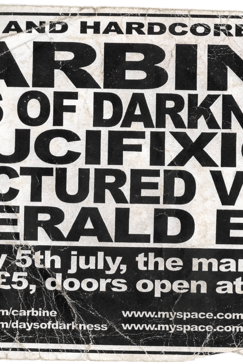 Emerald Eye, Fractured View, Crucifixion, Carbine, Days of Darkness - at The Marrs Bar - Jul 5, 2011