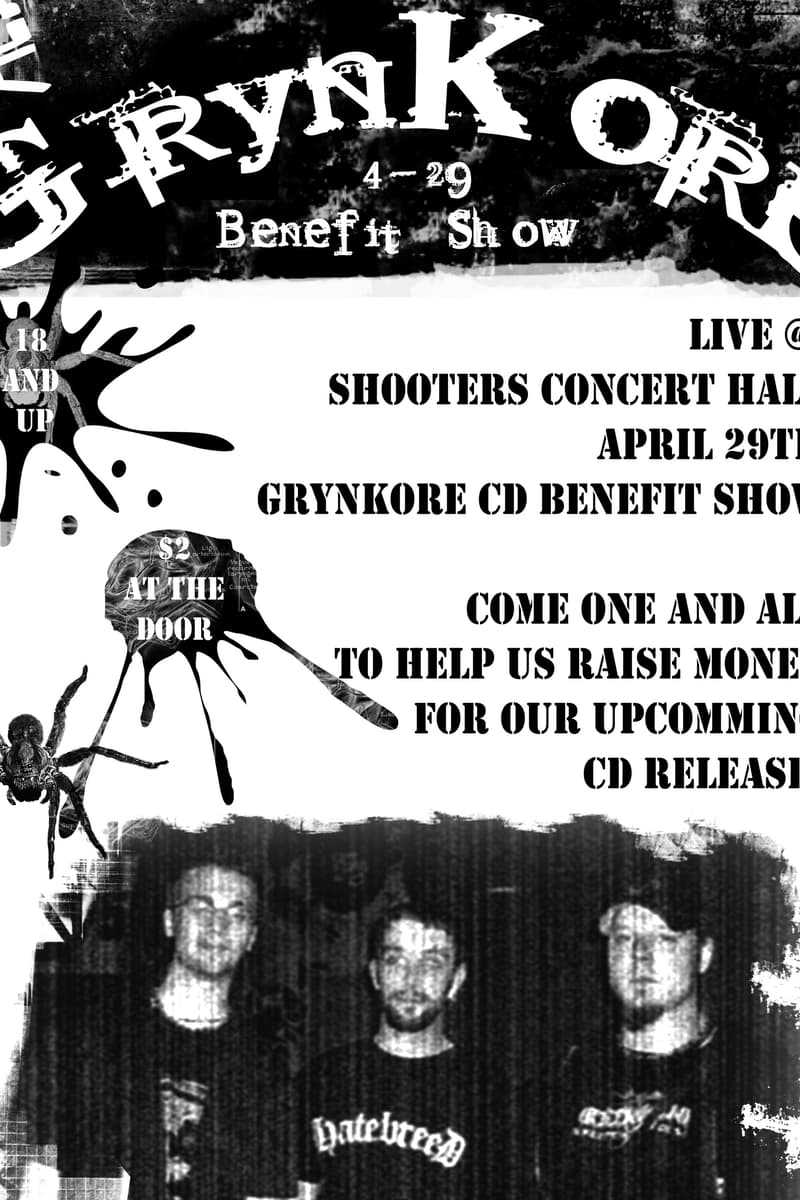 Grynkore - at Shooters Concert Hall - Apr 29, 2000