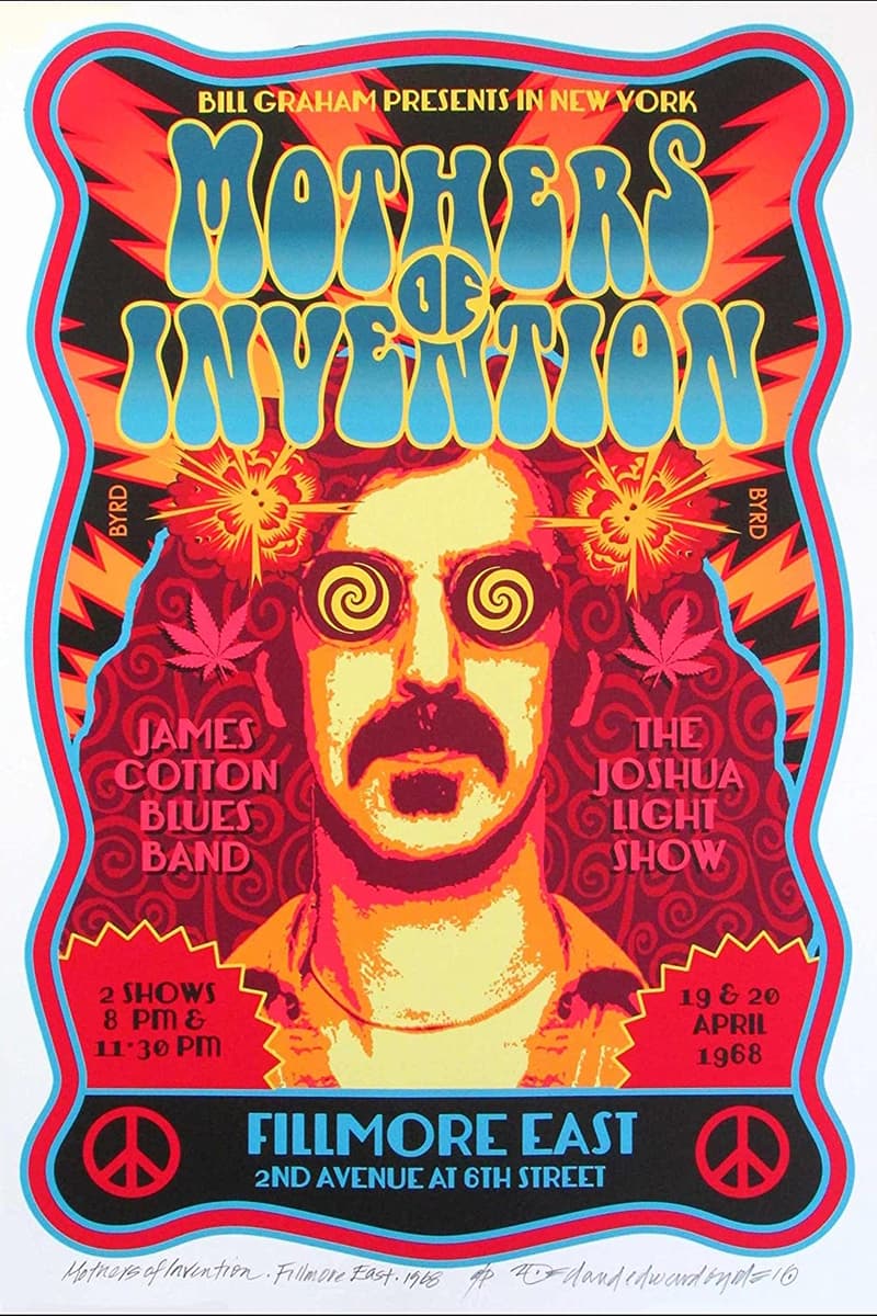 Mothers of Invention, James Cotton Blues Band - at Fillmore East - New York, NY - Apr 19, 1968