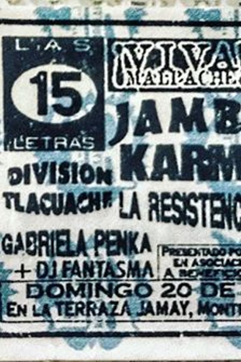 Gabriela Penka, DJ Fantasma, Mal Paso, Sick Chamucos, Division Karma - at La Terraza Jamay - Montebello, CA - Aug 20, 2000