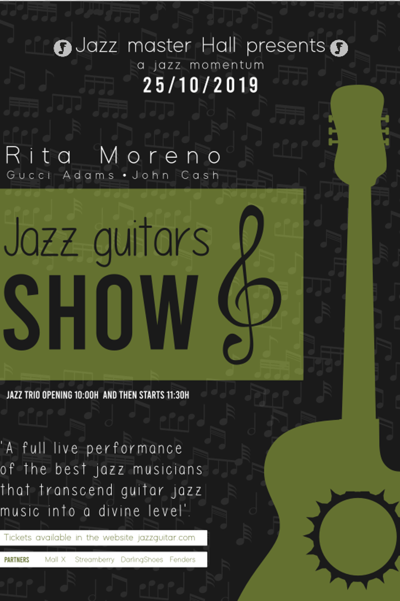 Gucci Adams, Rita Moreno, John Cash - at Jazz Master Hall - Oct 25, 2019