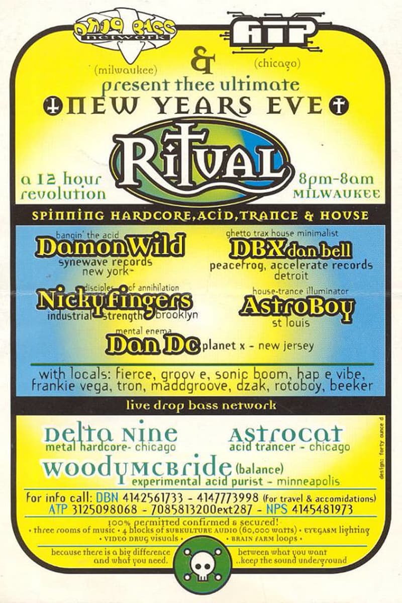Dan DC, Groov E, Astrocat, DBX, AstroBoy - Milwaukee, WI - Dec 31, 1995