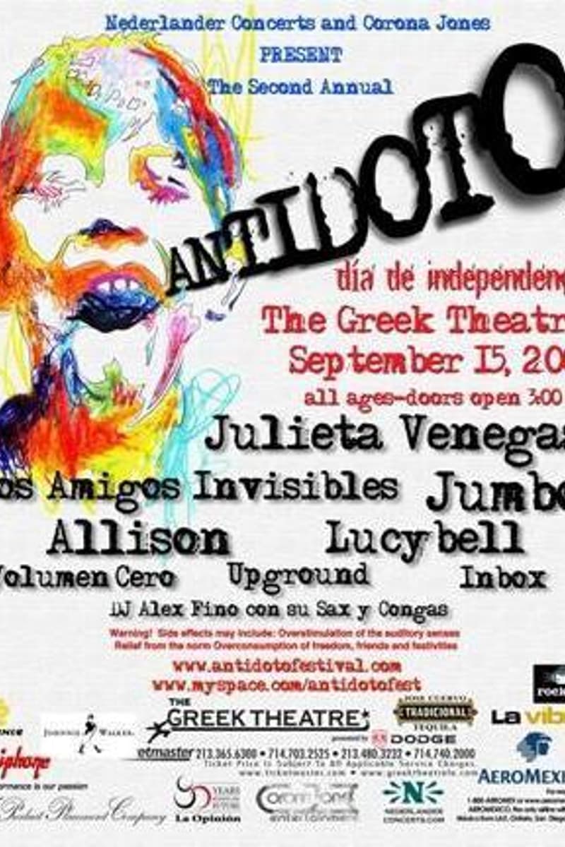 Upground, Inbox, Julieta Venegas, Los Amigos Invisibles, Allison - at The Greek Theatre - Sep 15, 2007