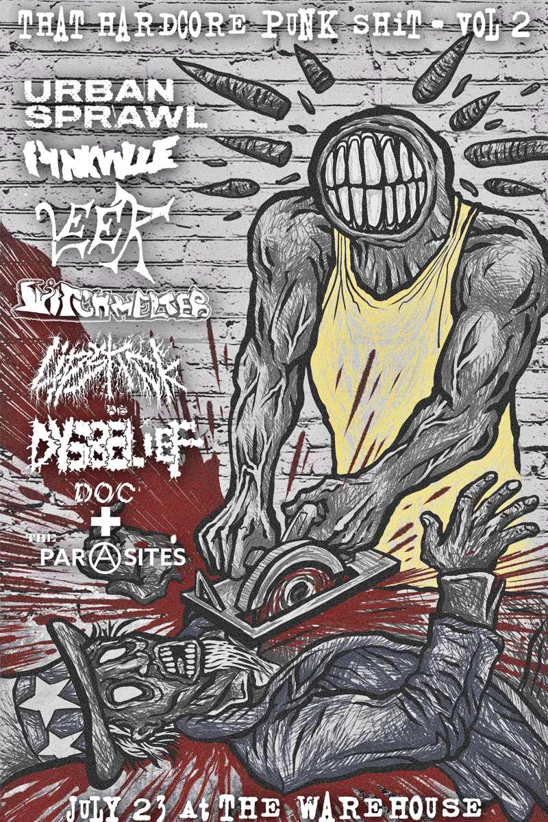 Veer, Pinkville, Doc + The Parasites, Disbelief, Urban Sprawl - at The Warehouse - Los Angeles, CA