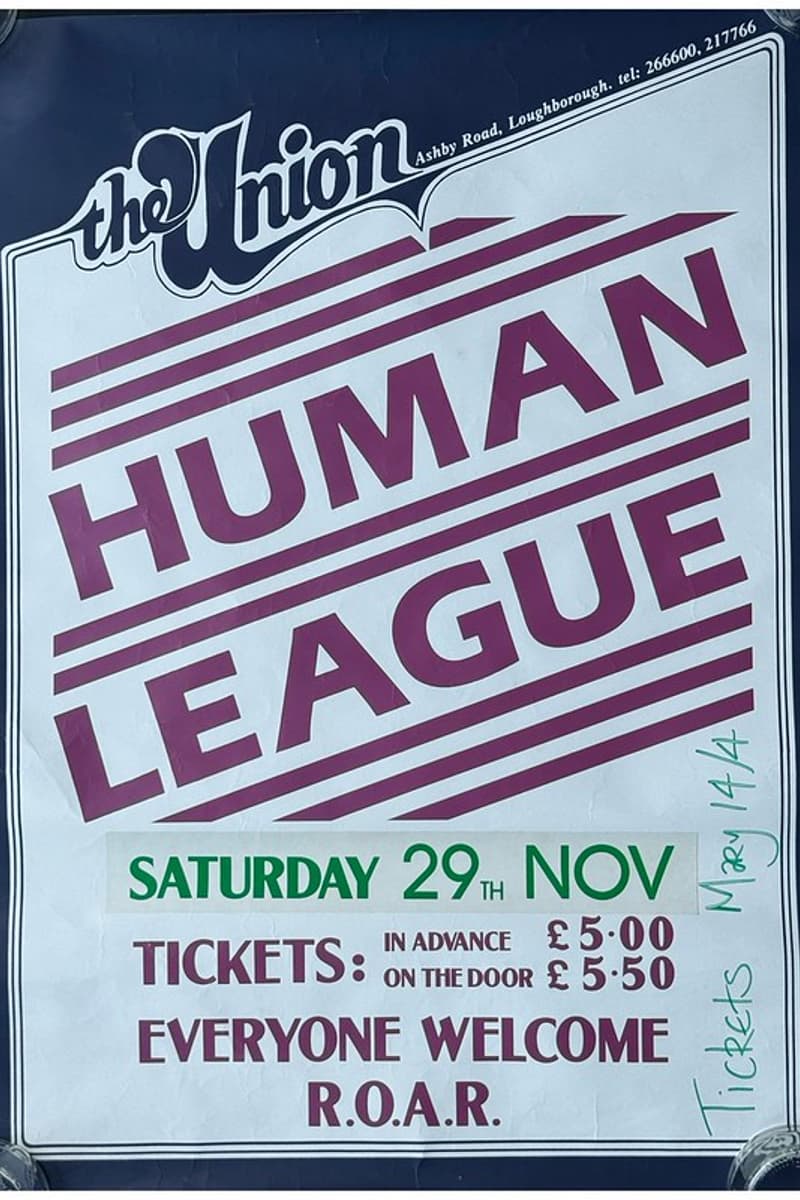 Human League - at The Union - Loughborough - Nov 29, 1986