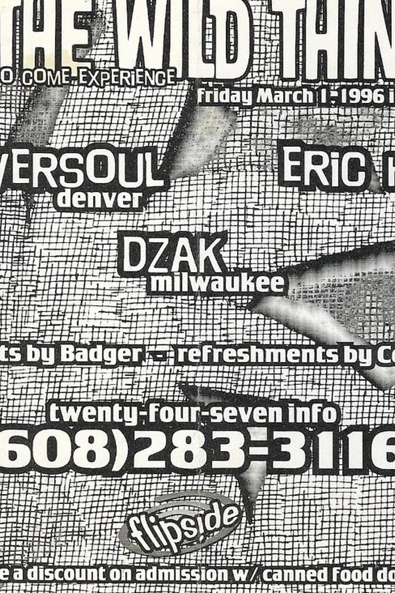 Greg Eversoul, Dzak, Kee, Eric Haupt, Reese - at Flipside - Madison, WI - Mar 1, 1996