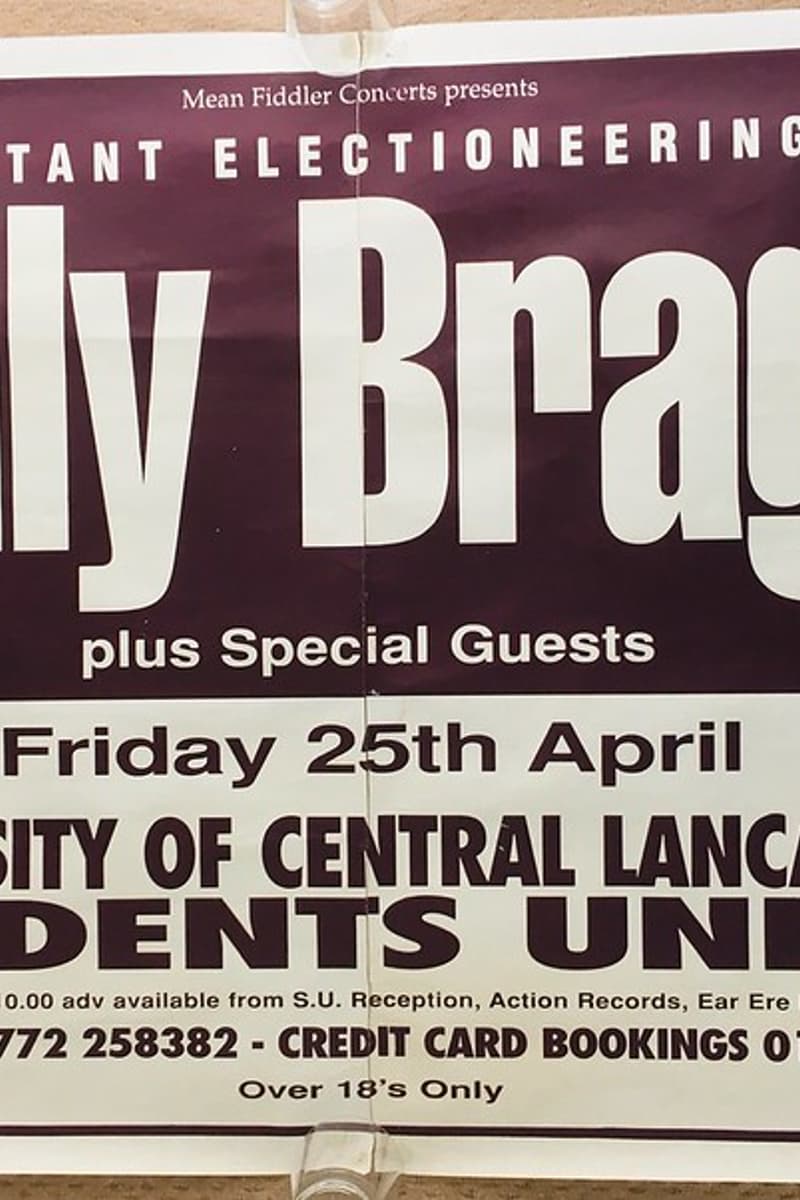 Special Guests, Billy Bragg - at University of Central Lancashire Students Union - Preston